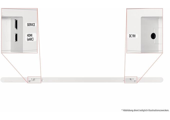 Samsung HW-S811 GD weiss Soundbar 3.1.2 Kanal 330W