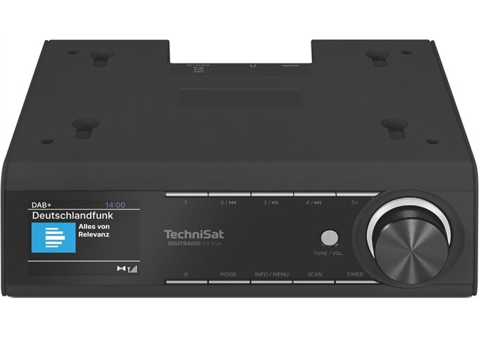 TechniSat DigitRadio 23 ASA sw DAB+/UKW Küchenunterbauradio