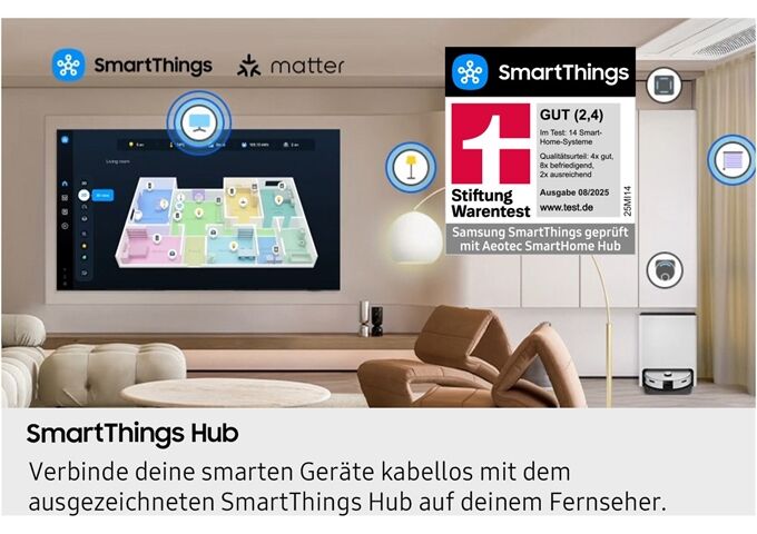 Samsung GQ32LS03CBUXZG sw LED-TV FHD The Frame Q HDR ArtMo