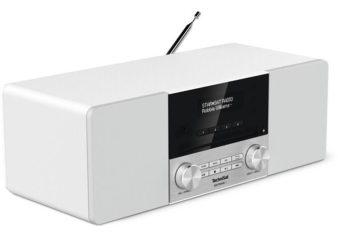 TechniSat DigitRadio 3 ws DAB+/UKW mit CD-Player und Bluetoo