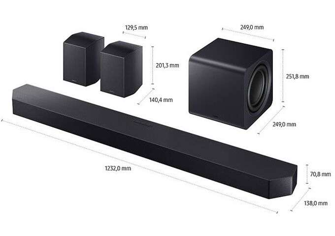 Samsung HW-Q995GF/ZG 11.1.4 Kanal Soundsystem Dolby Atmos