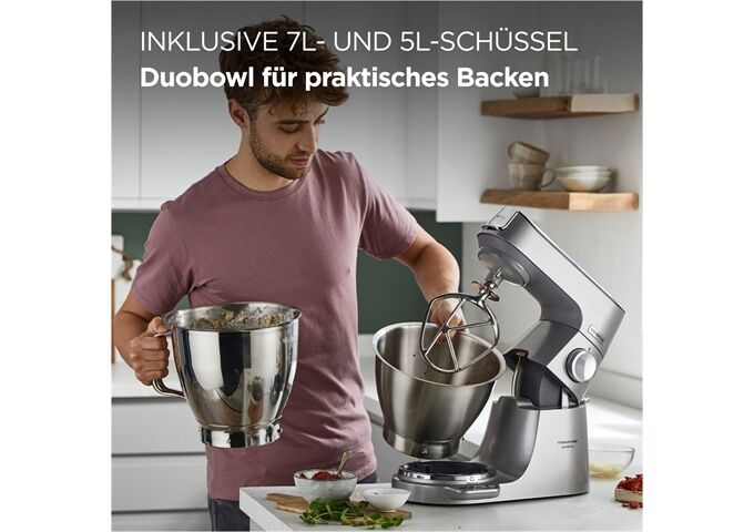 Kenwood KVL85.594SI Titanium Chef Baker XL silber Küchenma