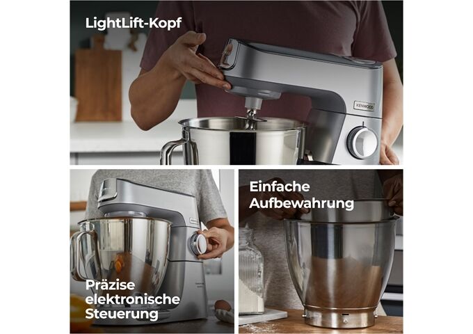 Kenwood KVL85.594SI Titanium Chef Baker XL silber Küchenma