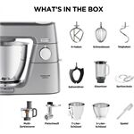Kenwood KVL85.594SI Titanium Chef Baker XL silber Küchenma Kenwood KVL85.594SI Titanium Chef Baker XL silber Küchenma