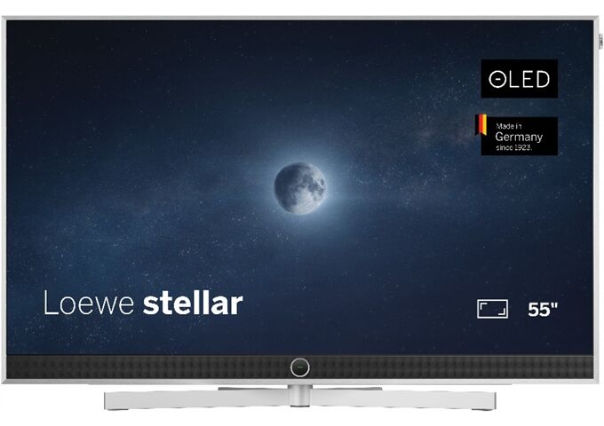 Loewe stellar 55 dr+ (ti) TIZEN alu brushed + alu LED-TV