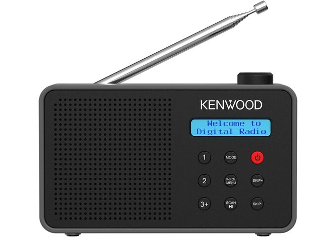 Kenwood CR-M25DAB-B sw UKW/DAB+ Radio ASA Bluetooth Akku W