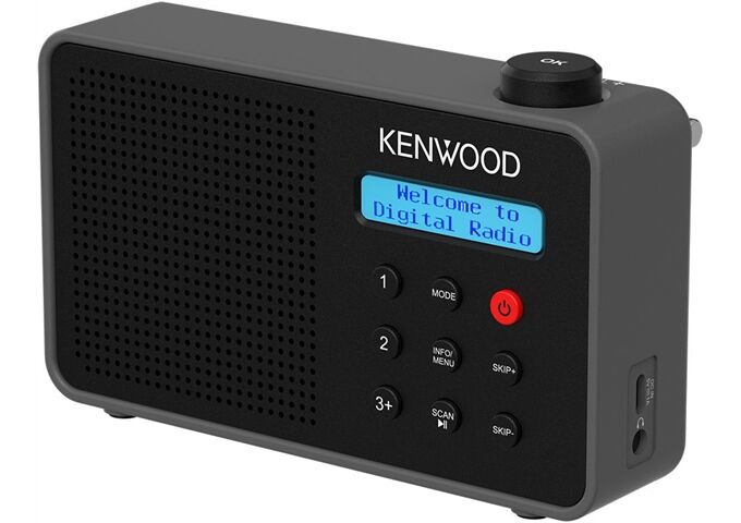 Kenwood CR-M25DAB-B sw UKW/DAB+ Radio ASA Bluetooth Akku W