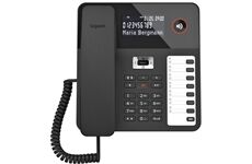 Gigaset DESK 800A schwarz Tisch- und Wandtelefon schnurgeb