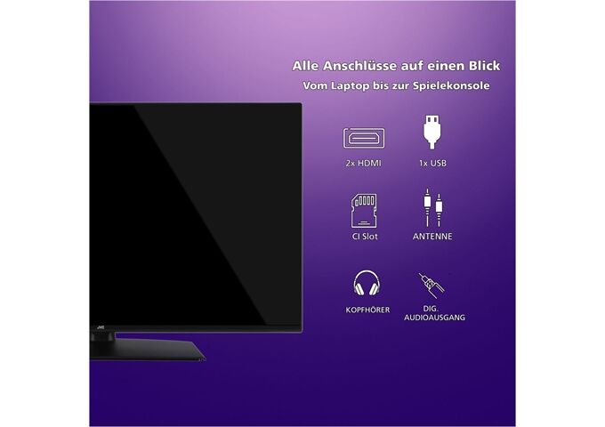 JVC LT-40VF4455 LED-TV FHD non Smart Multituner Mittel