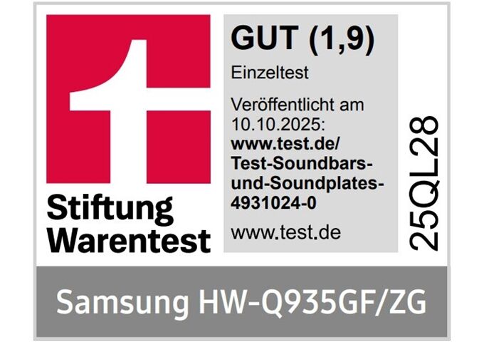 Samsung HW-Q935GF/ZG 9.1.4 Kanal Soundsystem Dolby Atmos