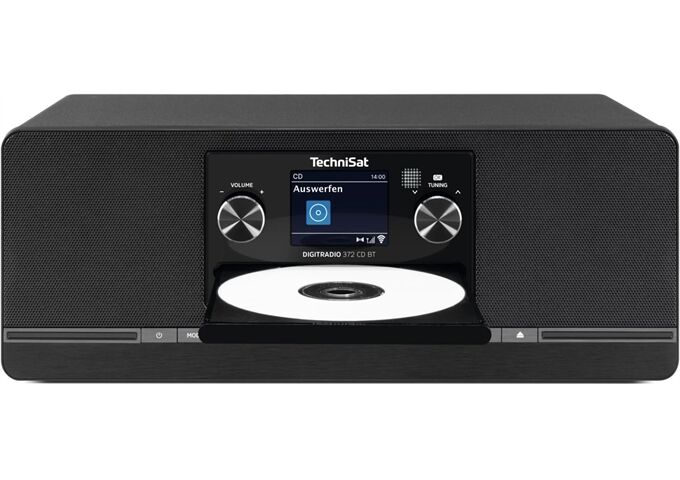 TechniSat DigitRadio 372 CD BT sw DAB+/UKW Radio mit CD-Play