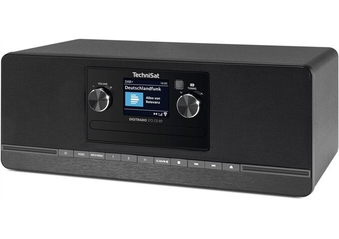 TechniSat DigitRadio 372 CD BT sw DAB+/UKW Radio mit CD-Play