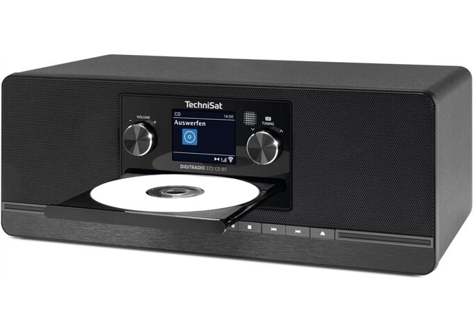 TechniSat DigitRadio 372 CD BT sw DAB+/UKW Radio mit CD-Play