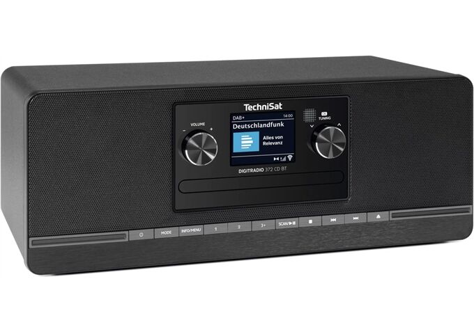 TechniSat DigitRadio 372 CD BT sw DAB+/UKW Radio mit CD-Play