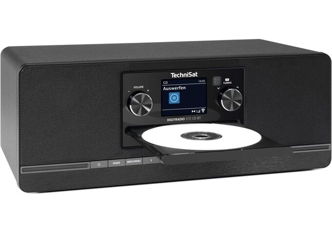 TechniSat DigitRadio 372 CD BT sw DAB+/UKW Radio mit CD-Play