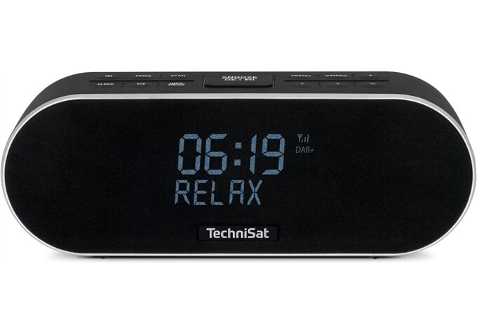 TechniSat DigitRadio 53 BT sw DAB+/UKW/Uhrenradio mit USB-La