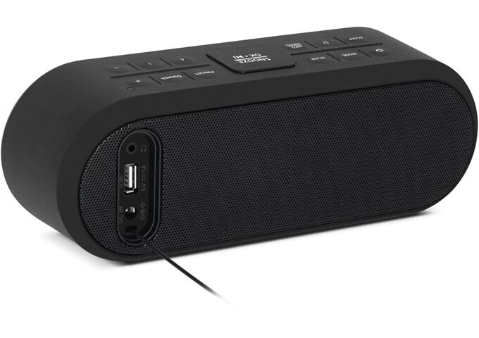 TechniSat DigitRadio 53 BT sw DAB+/UKW/Uhrenradio mit USB-La