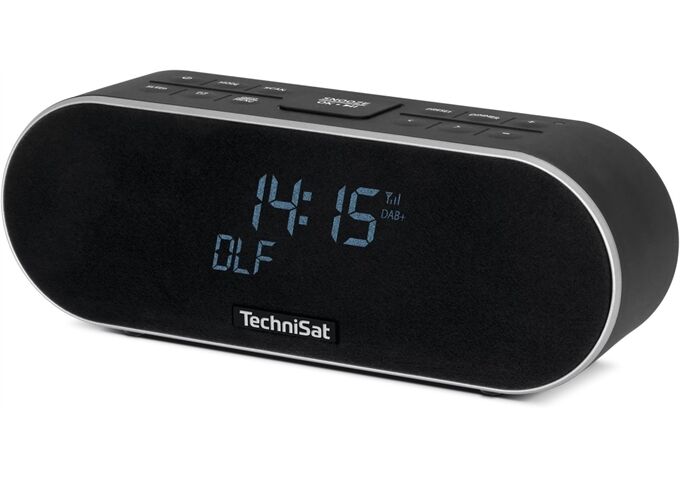 TechniSat DigitRadio 53 BT sw DAB+/UKW/Uhrenradio mit USB-La