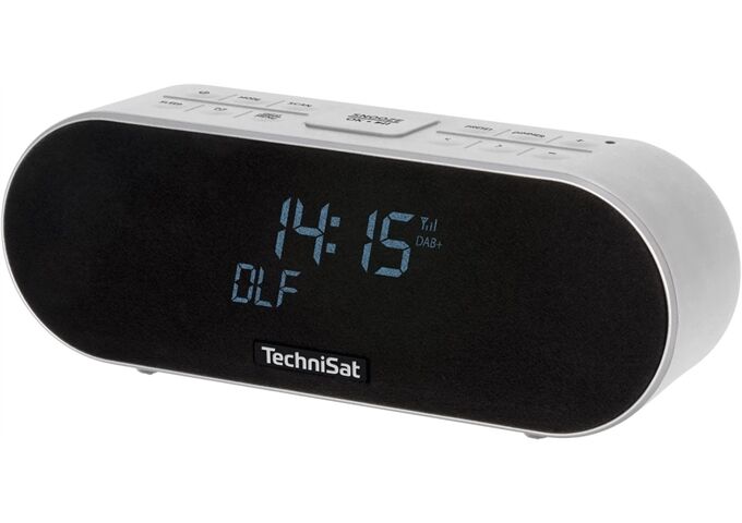 TechniSat DigitRadio 53 BT ws DAB+/UKW/Uhrenradio mit USB-La