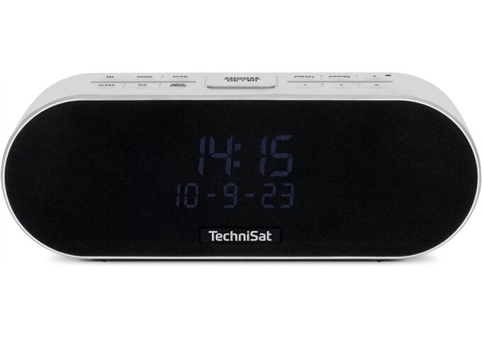 TechniSat DigitRadio 53 BT ws DAB+/UKW/Uhrenradio mit USB-La