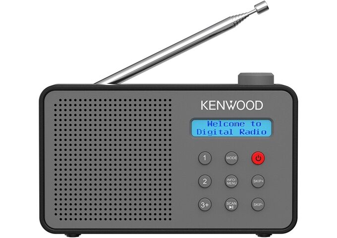 Kenwood CR-M25DAB-H gr UKW/DAB+ Radio ASA Bluetooth Akku W