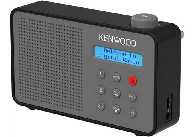 Kenwood CR-M25DAB-H gr UKW/DAB+ Radio ASA Bluetooth Akku W