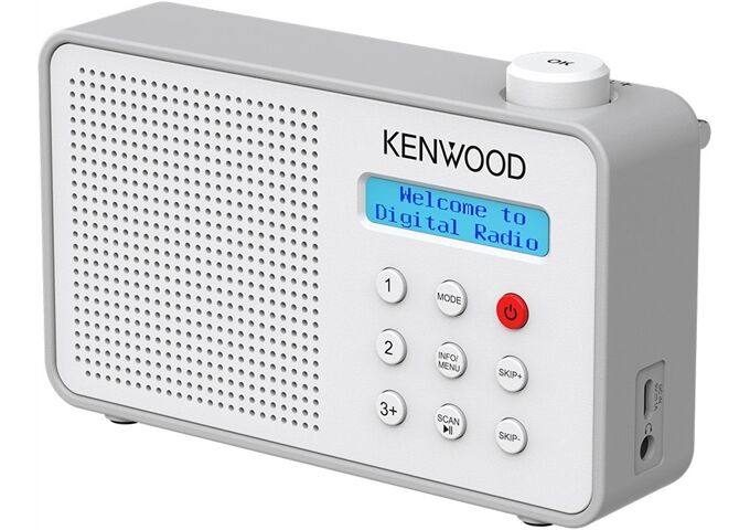 Kenwood CR-M25DAB-W ws UKW/DAB+ Radio ASA Bluetooth Akku W