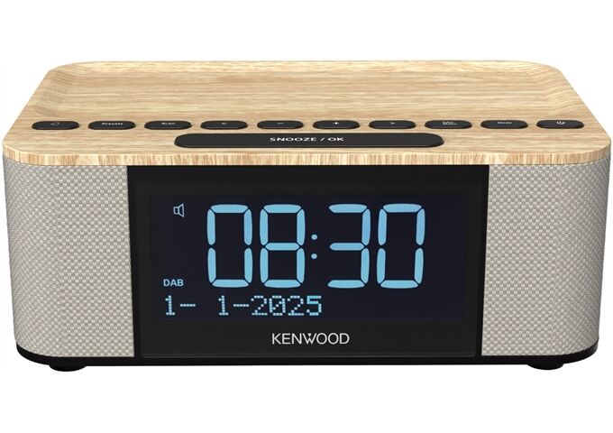 Kenwood CR-ST55DAB-M Holzoptik UKW/DAB+ Uhrenradio ASA Blu
