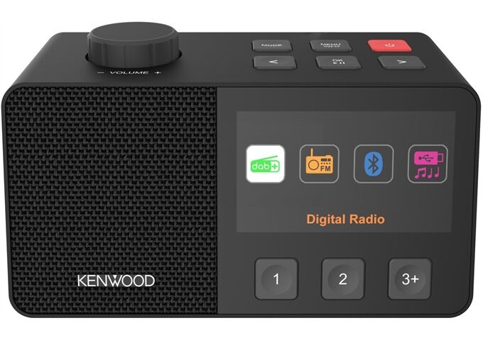 Kenwood CR-M70DAB-B sw UKW/DAB+ Radio ASA Bluetooth Akku W