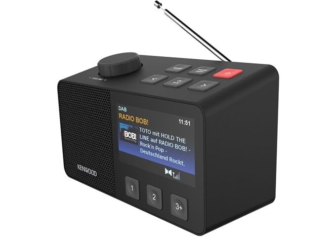 Kenwood CR-M70DAB-B sw UKW/DAB+ Radio ASA Bluetooth Akku W