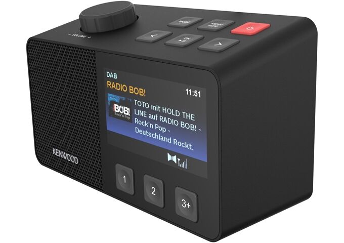 Kenwood CR-M70DAB-B sw UKW/DAB+ Radio ASA Bluetooth Akku W