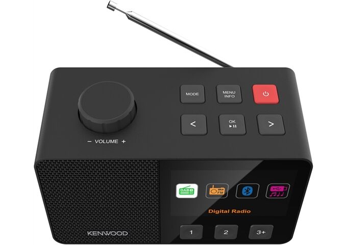 Kenwood CR-M70DAB-B sw UKW/DAB+ Radio ASA Bluetooth Akku W