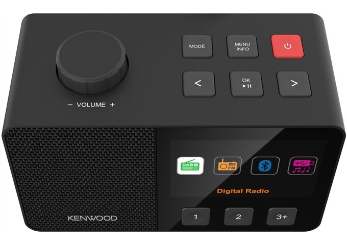 Kenwood CR-M70DAB-B sw UKW/DAB+ Radio ASA Bluetooth Akku W
