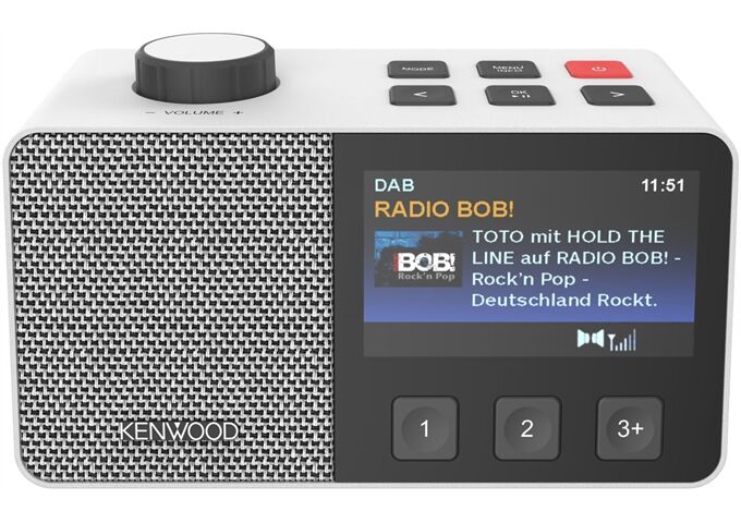 Kenwood CR-M70DAB-W ws UKW/DAB+ Radio ASA Bluetooth Akku W