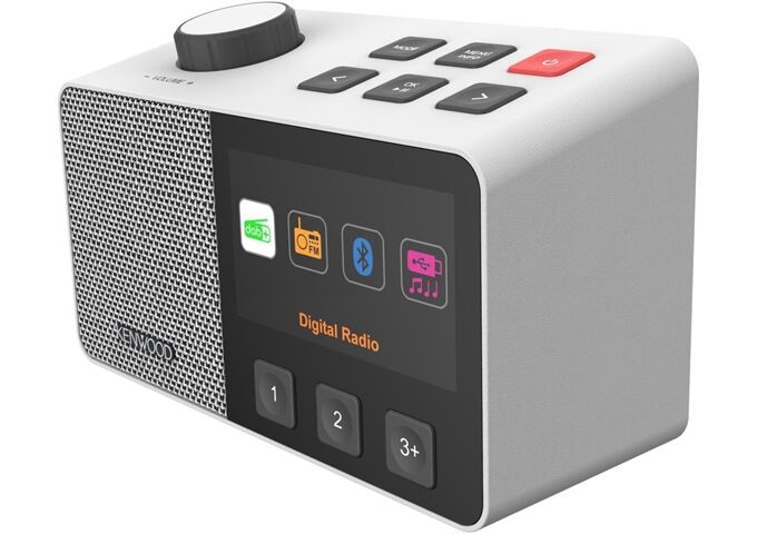 Kenwood CR-M70DAB-W ws UKW/DAB+ Radio ASA Bluetooth Akku W