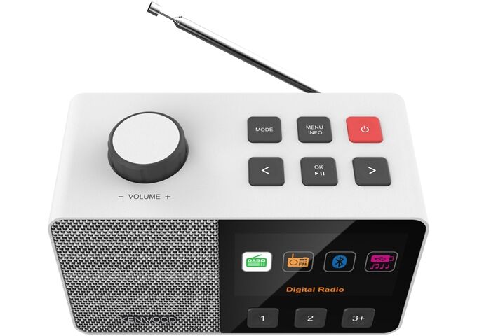 Kenwood CR-M70DAB-W ws UKW/DAB+ Radio ASA Bluetooth Akku W