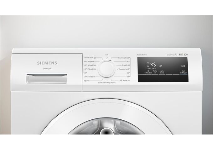 Siemens WM14N0H5 Waschautomat Daten fehlen