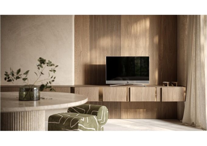 Loewe vega 43 alu brushed + black LED-TV 4K UHD TWIN DVB