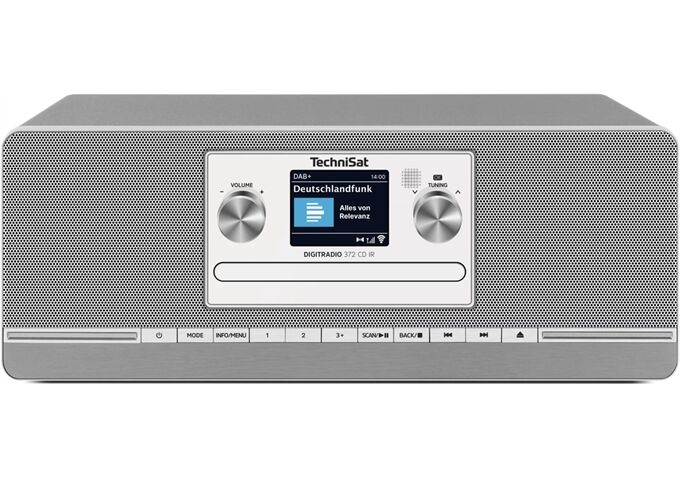 TechniSat DigitRadio 372 CD IR anthr/si DAB+/UKW/Internet-Ra