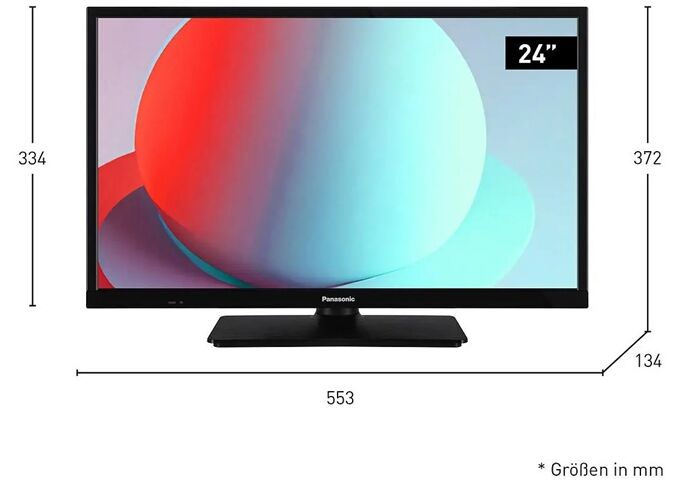 Panasonic TS-24N30AEZ sw LED-TV HD Ready Triple Tuner Non-Sm