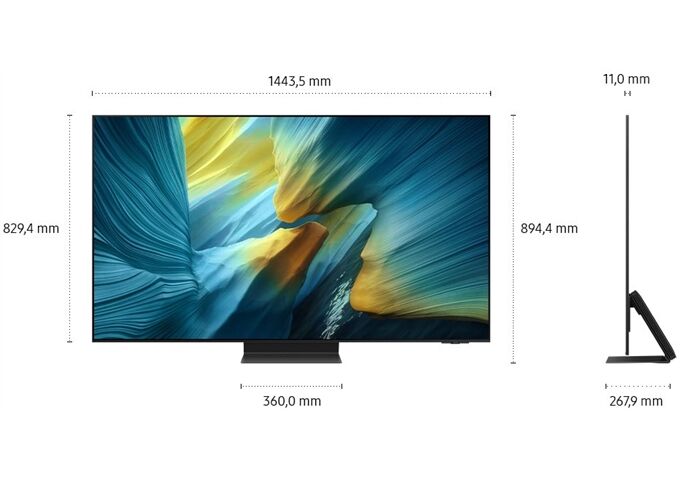 Samsung GQ65S95FATXZG OLED-TV 4K UHD TWIN Multituner HDR S