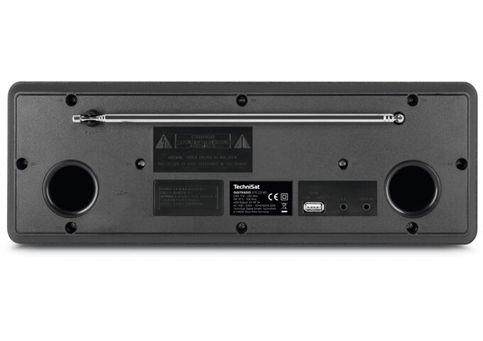 TechniSat DigitRadio 370 CD BT sw DAB+/UKW mit CD-Player und