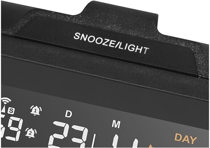 HAMA 222242 Wetterstation Usedom sw Funkuhr Temperatur