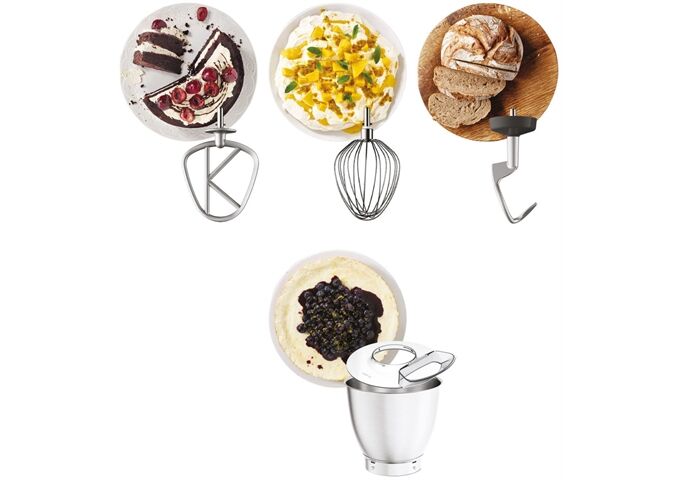 Kenwood KVL65.001WH Küchenmaschine Titanium Chef Baker XL