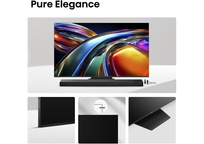 Hisense 75UR9DS LED-TV RGB Mini LED ULED 4K Multituner BT