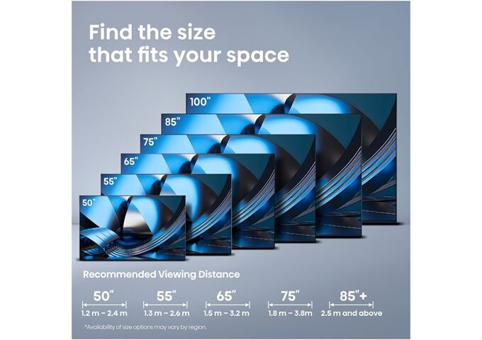 Hisense 55U7SE LED-TV Mini LED 4K Multituner BT Smart PVR