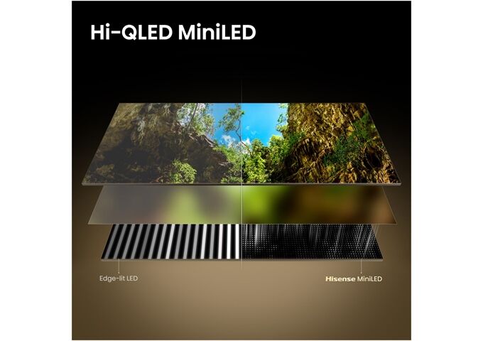 Hisense 55U7SE LED-TV Mini LED 4K Multituner BT Smart PVR