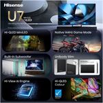 Hisense 55U7SE LED-TV Mini LED 4K Multituner BT Smart PVR