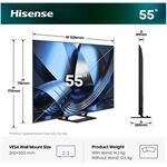 Hisense 55U7SE LED-TV Mini LED 4K Multituner BT Smart PVR