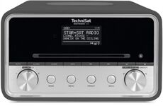 TechniSat DigitRadio 585 ws DAB+/UKW/Internetradio mit CD-Pl